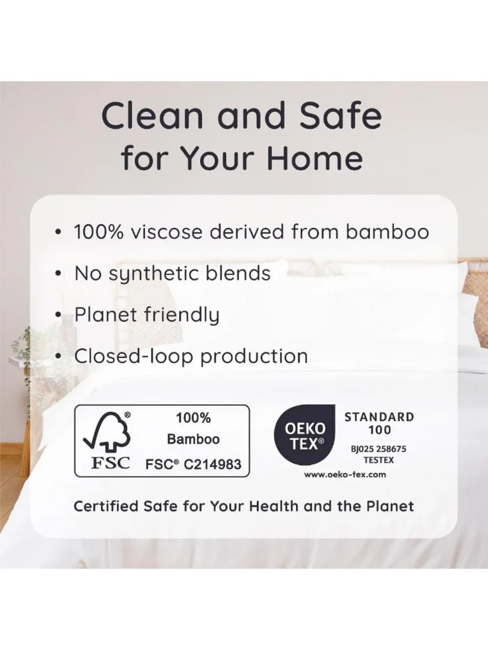 Cooling Bamboo Sheets King Size Set - 4PC Deep Pocket Luxury Bedding, Soft